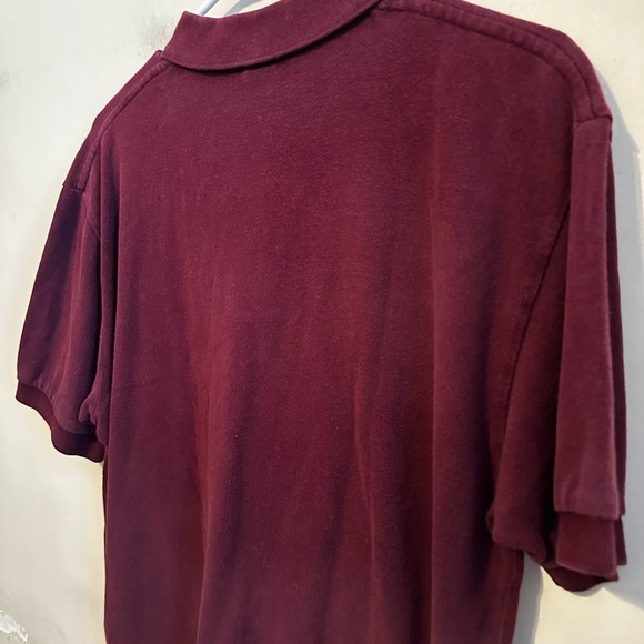 Polo by Ralph Lauren Cotton Shirt Men’s Medium Burgundy - Picture 7 of 7